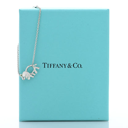 Tiffany Sterling Silver Tsavorite Save the Wild Elephant Bracelet 4 of 4