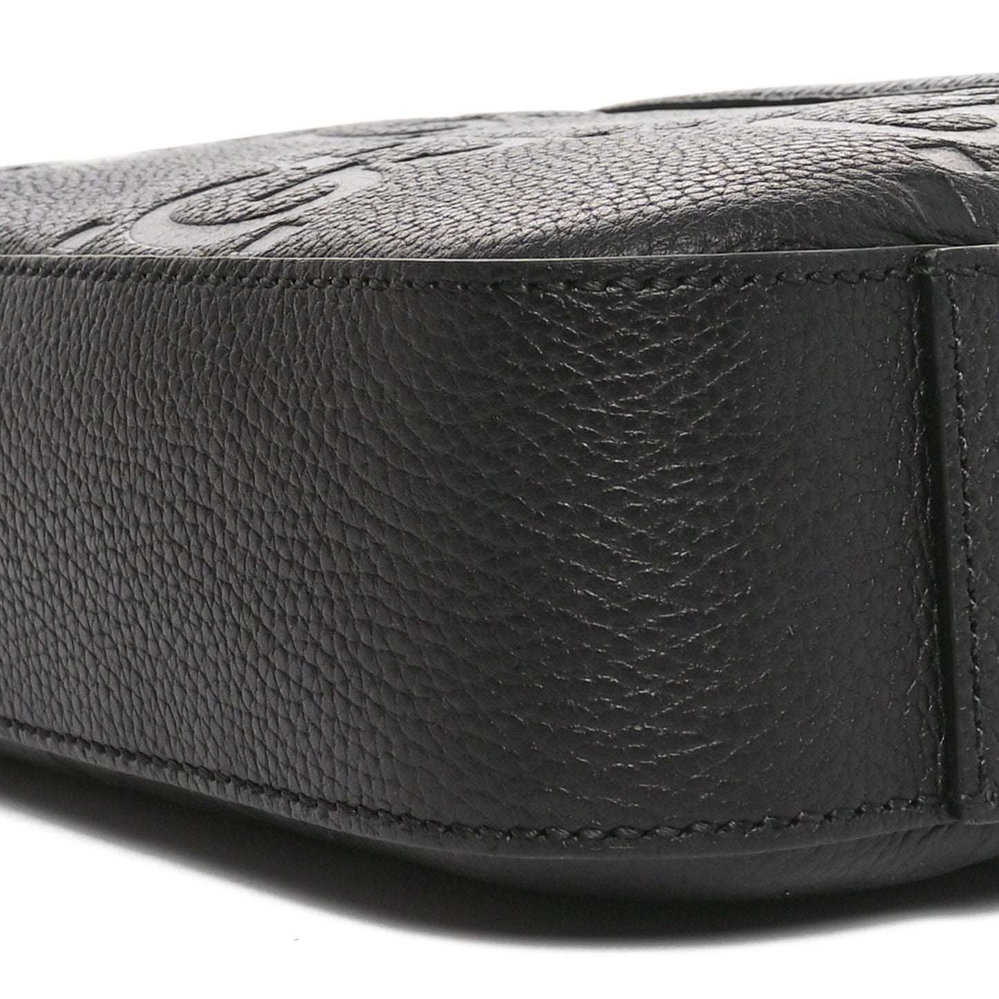 Piuma Calfskin Jumbo GG Embossed Briefcase Black