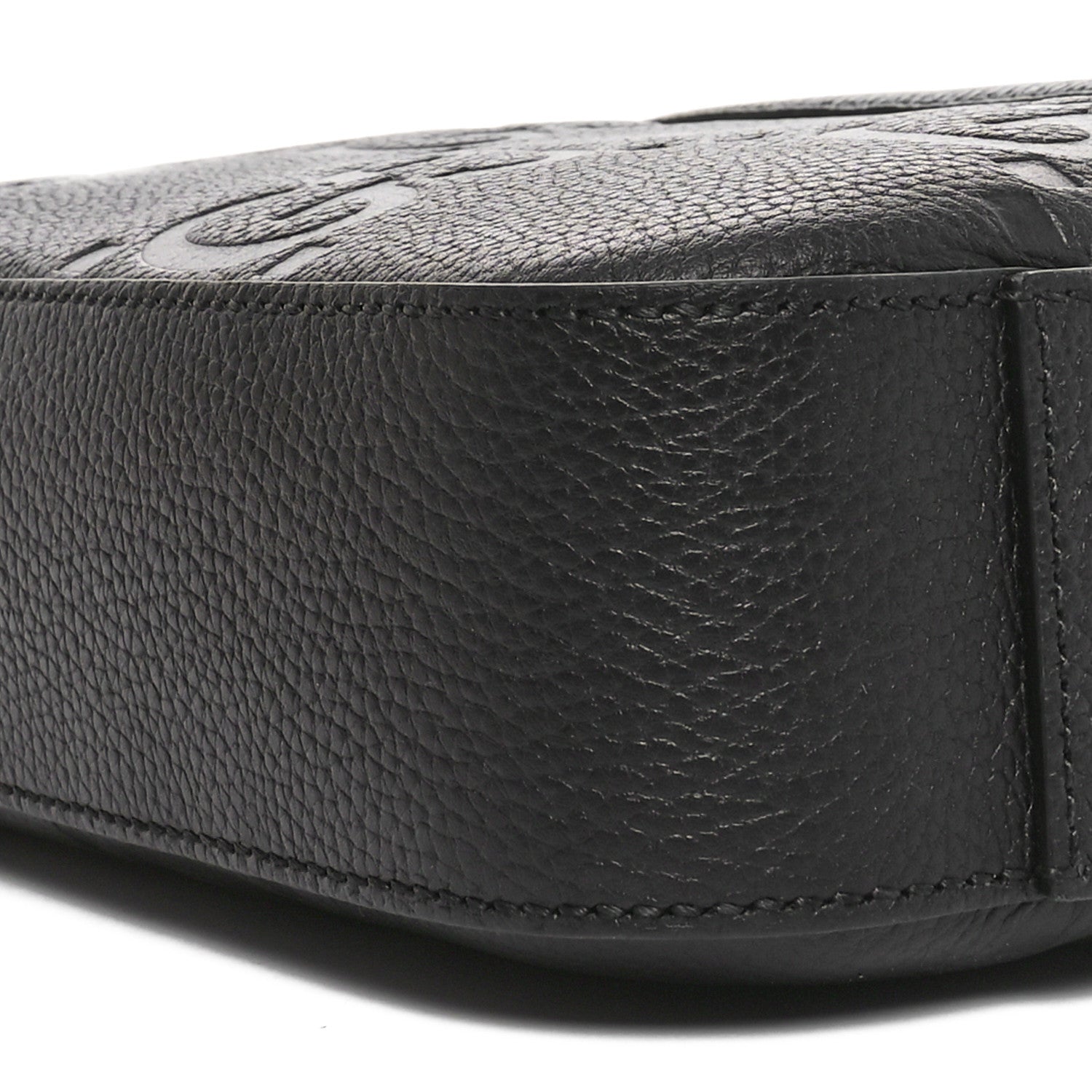 Gucci Piuma Calfskin Jumbo GG Embossed Briefcase Black 9 of 10