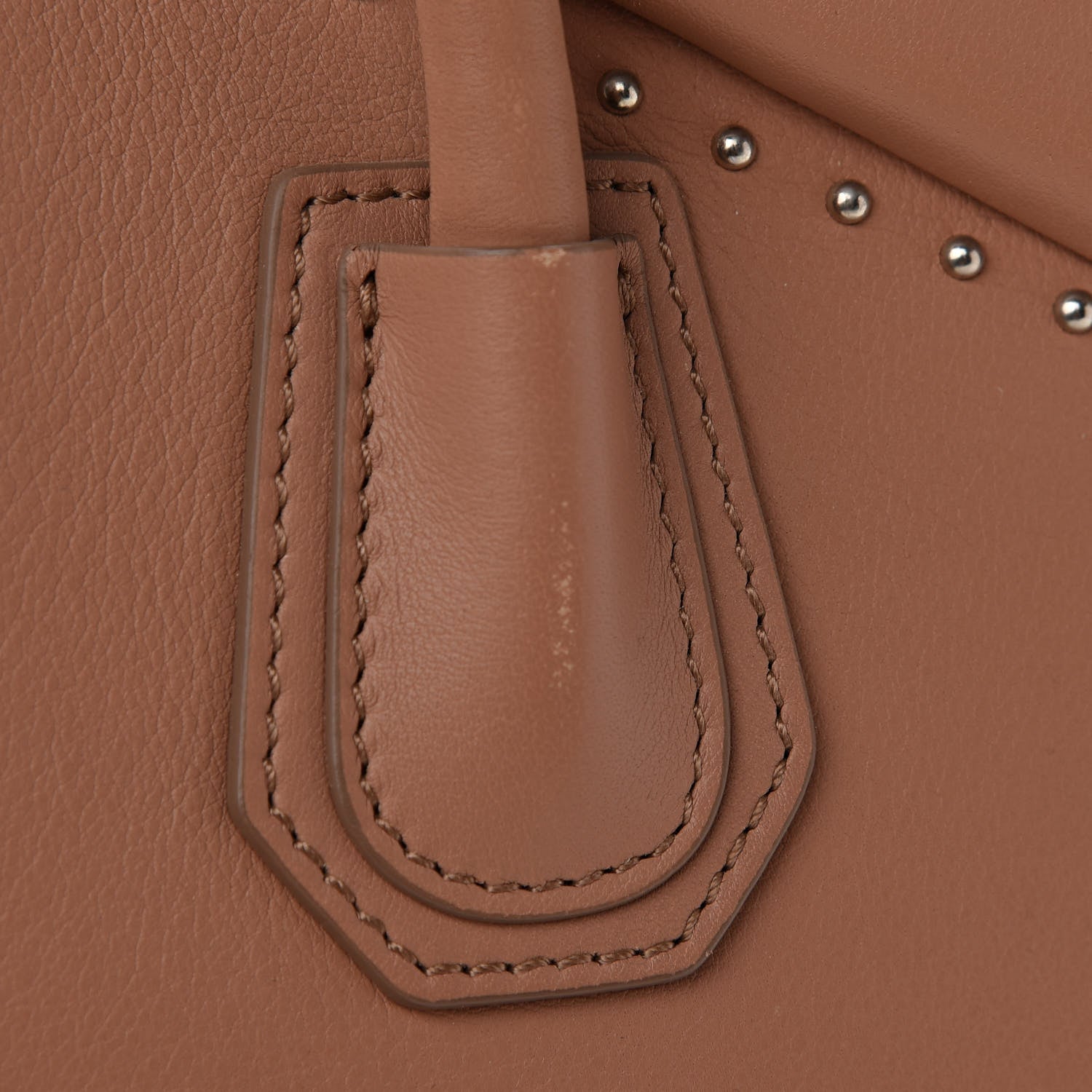 Givenchy Calfskin Small Studded Antigona Old Pink 8 of 10