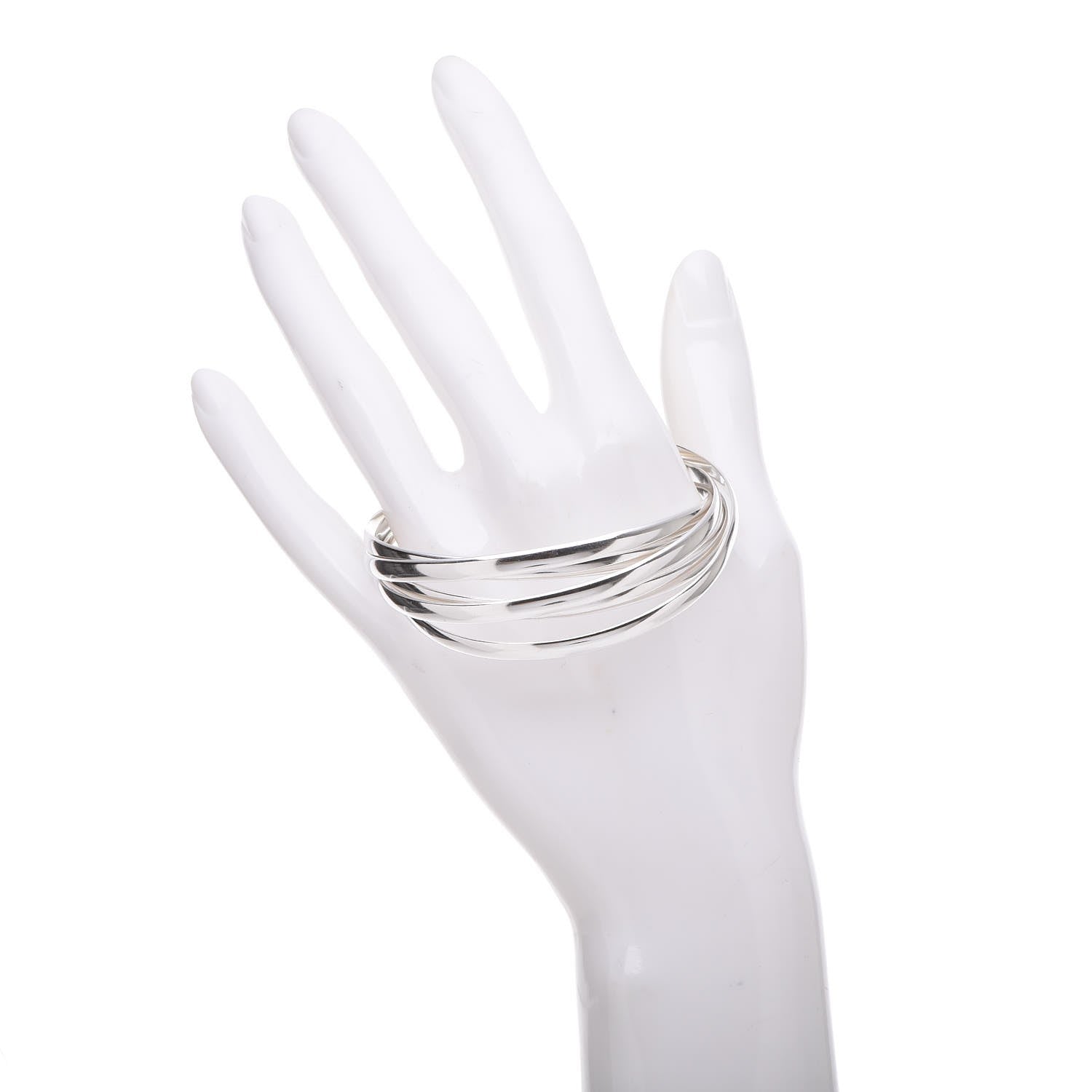 Tiffany Sterling Silver Paloma's Melody 5 Bangle Bracelet 2 of 4