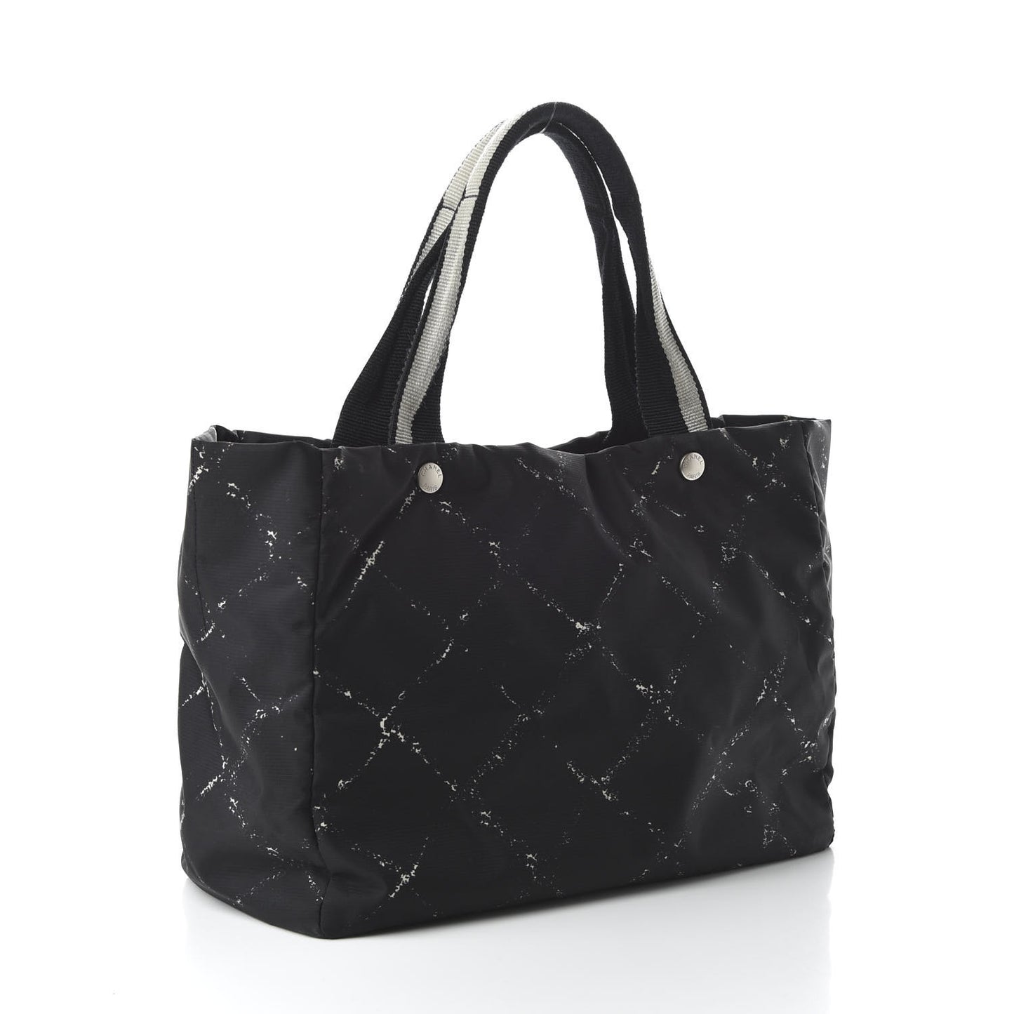 Nylon Travel Duffel Bag Black