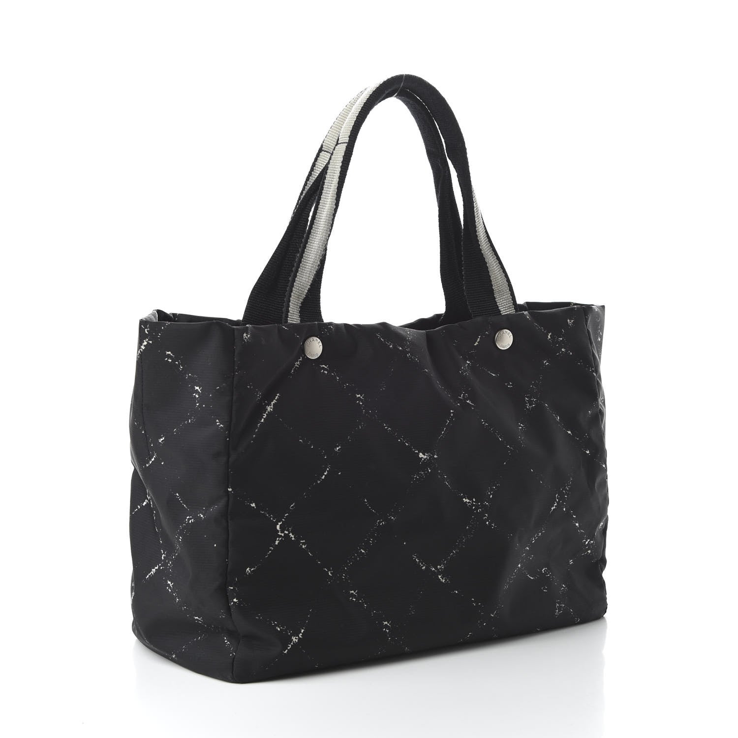 Chanel Nylon Travel Duffel Bag Black 3 of 10