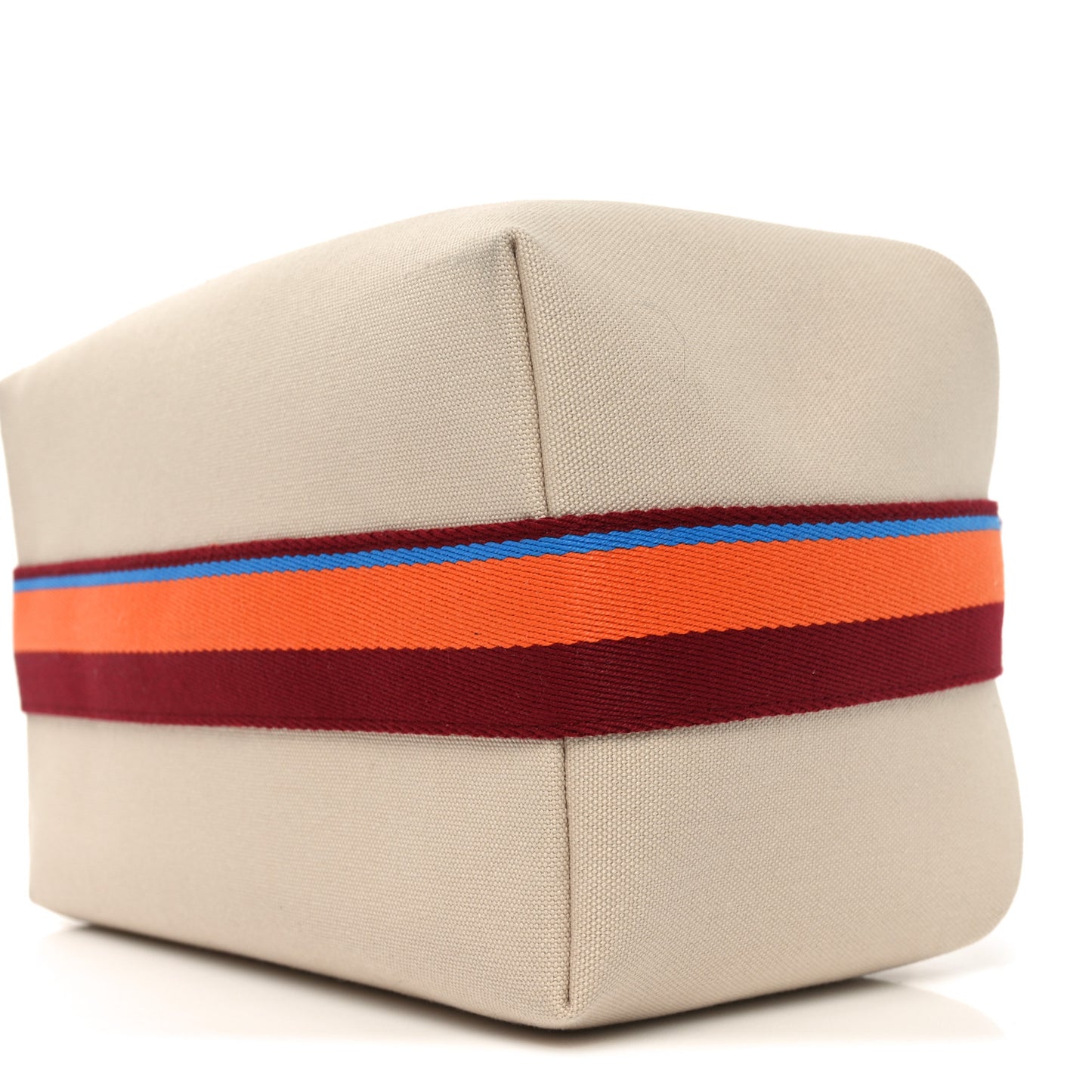 Canvas Large Bride-A-Brac Pavillon Pouch Natural Multicolor