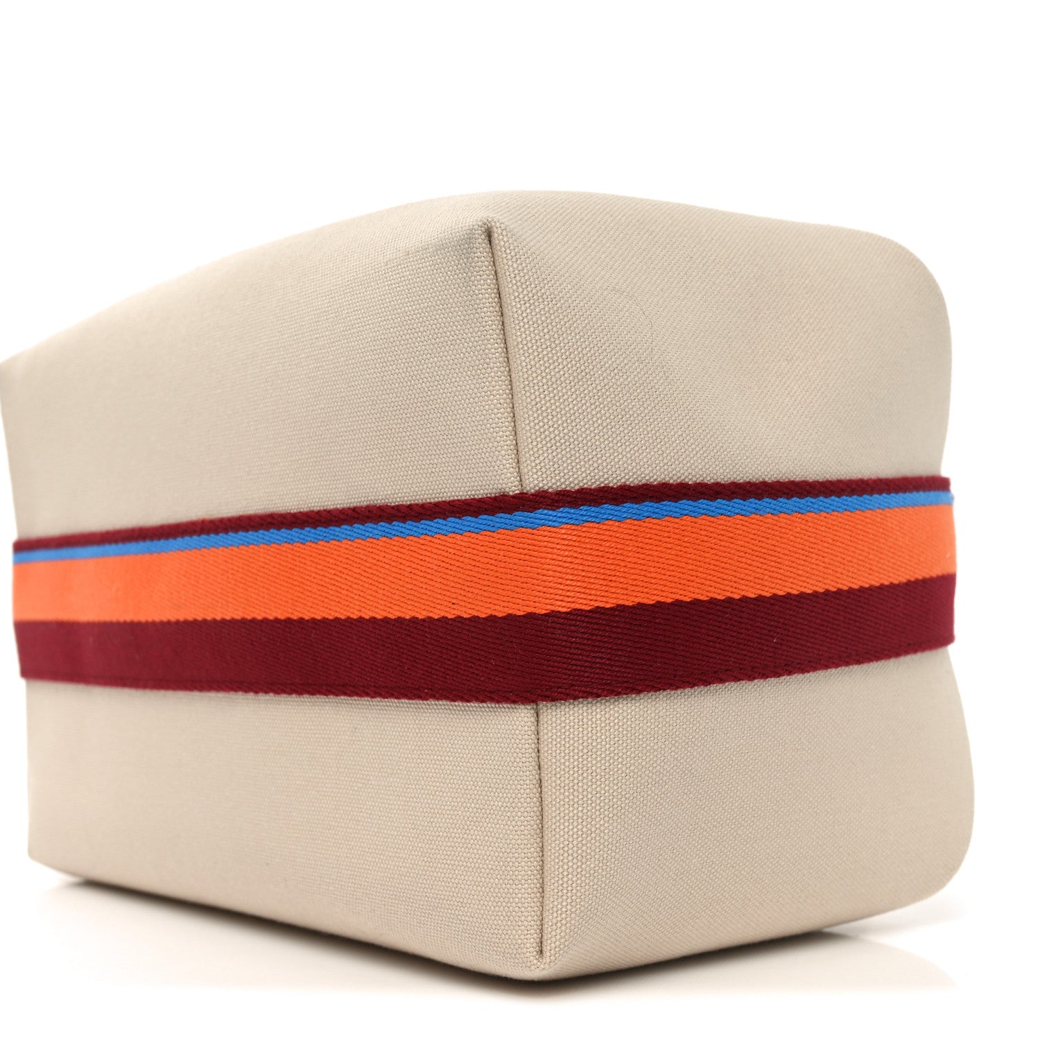 Hermes Canvas Large Bride-A-Brac Pavillon Pouch Natural Multicolor 9 of 9