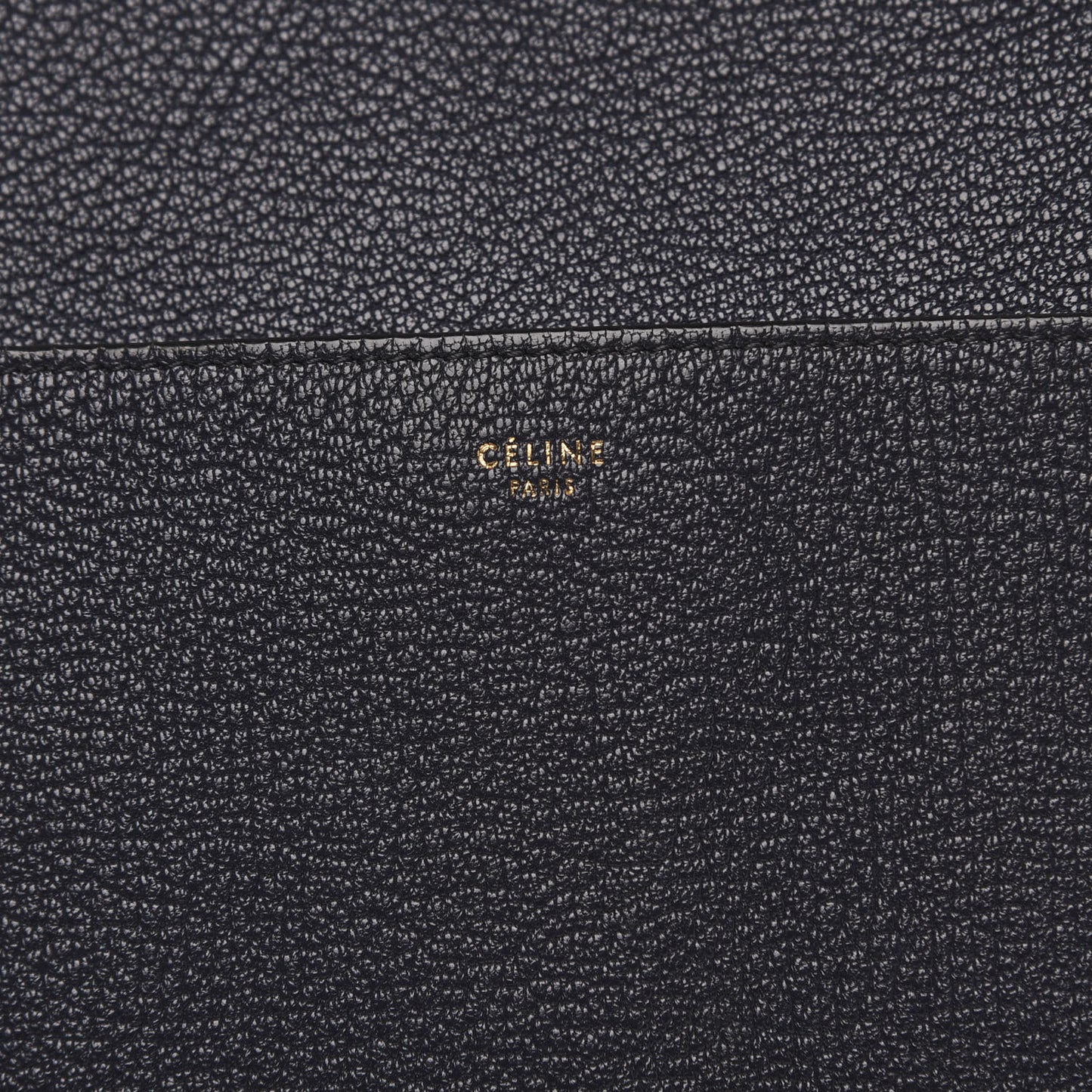 Soft Grained Calfskin Sangle Bucket Bag Navy Blue