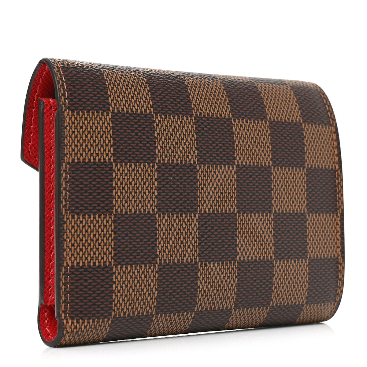 Damier Ebene Victorine Wallet Red