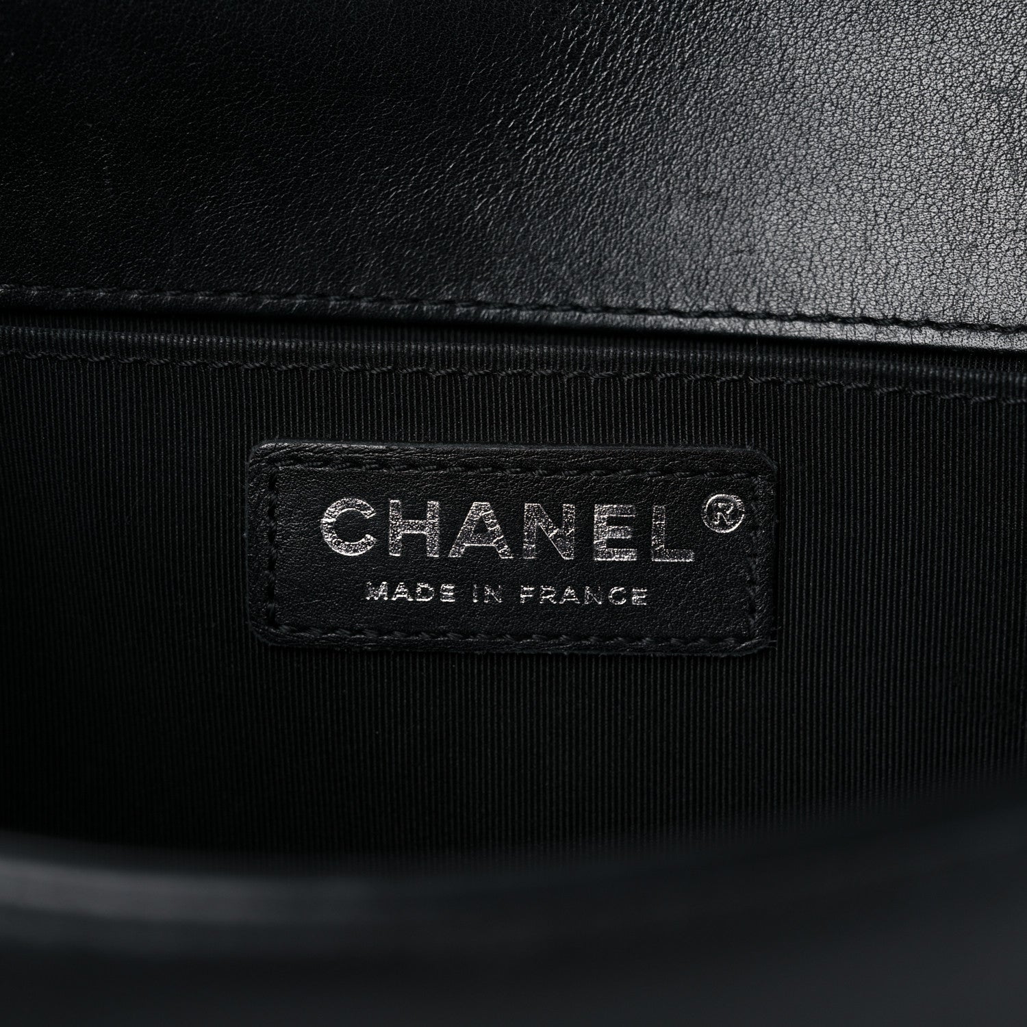 Chanel Lambskin Quilted Medium Boy Flap Black 6 of 11