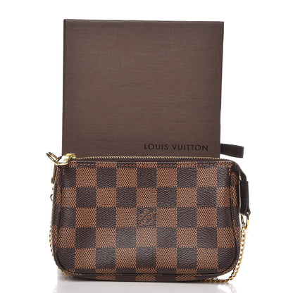 Louis Vuitton Damier Ebene Mini Pochette Accessories 8 of 8
