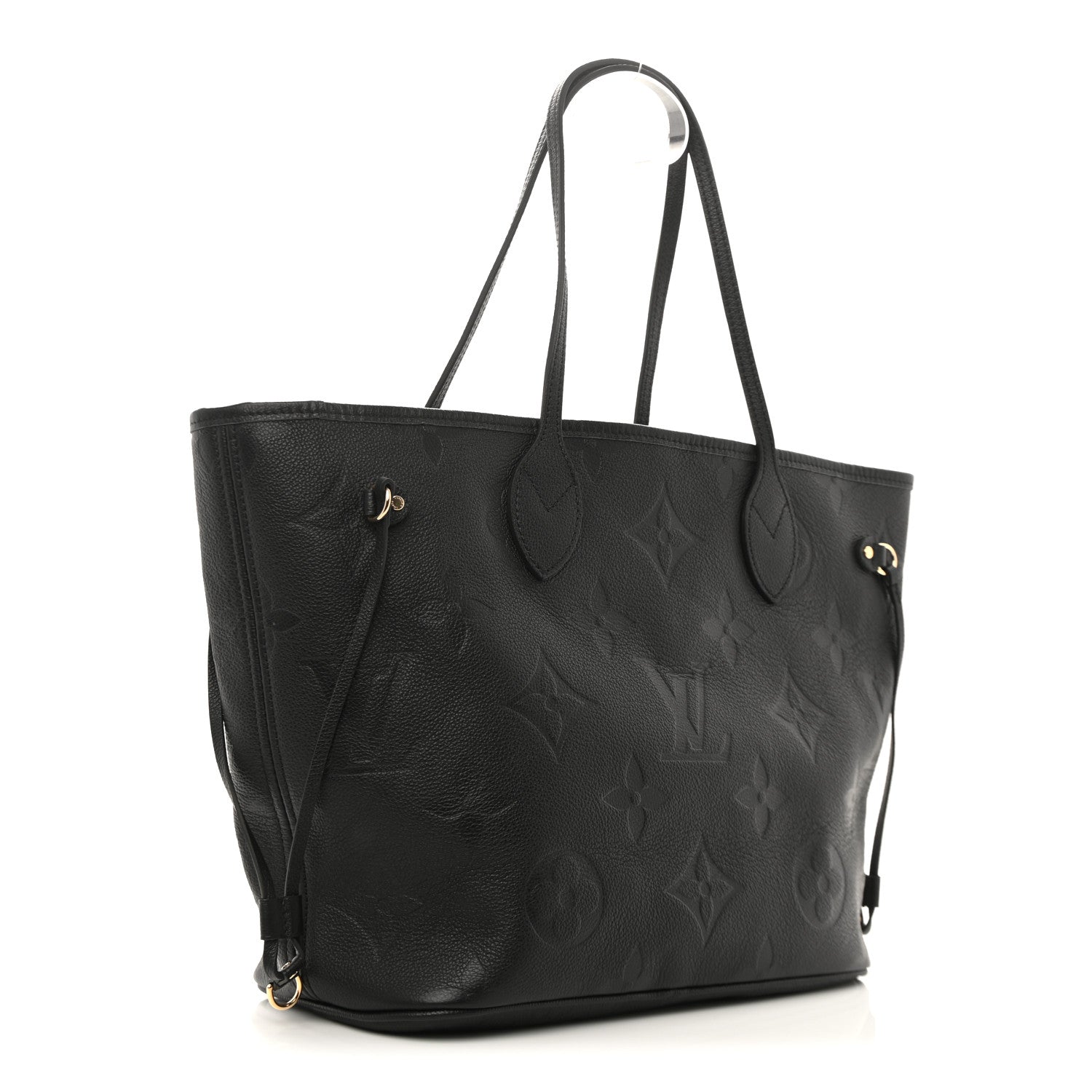 Louis Vuitton Empreinte Monogram Giant Neverfull MM Black 4 of 12