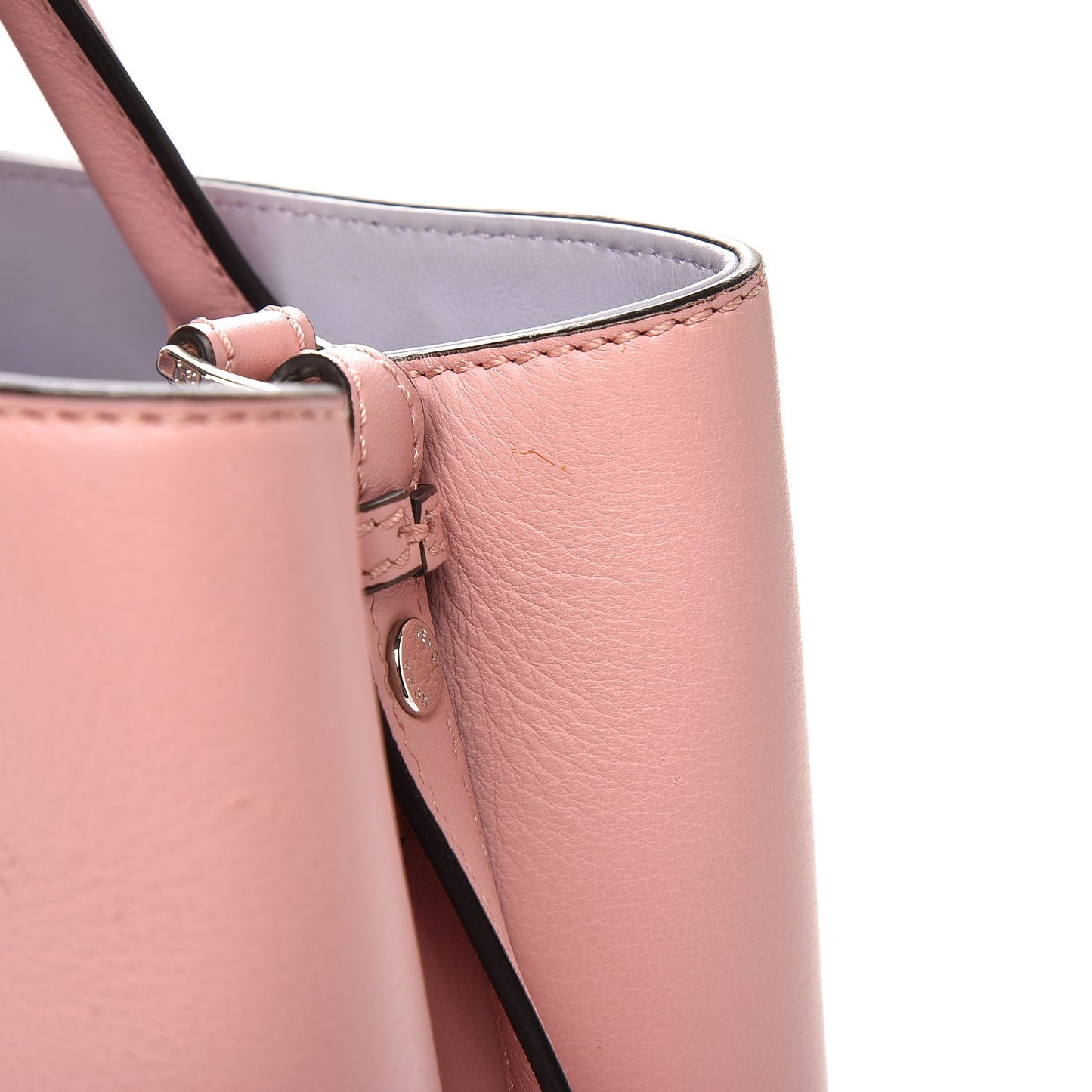 Vitello Dolce Century Petite 2Jours Tote Bubblegum Lilla Oliva
