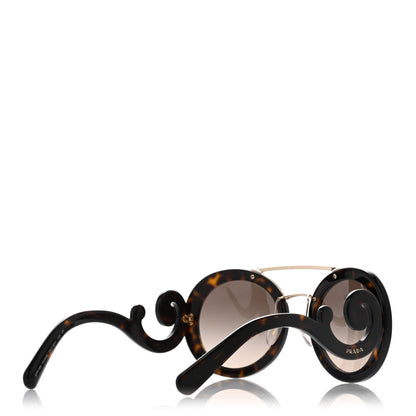 Prada Baroque Sunglasses SPR 13S Havana 4 of 8