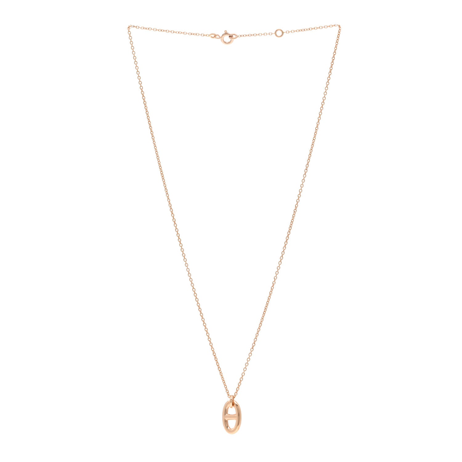 Hermes 18K Rose Gold PM Farandole Pendant Necklace 3 of 6