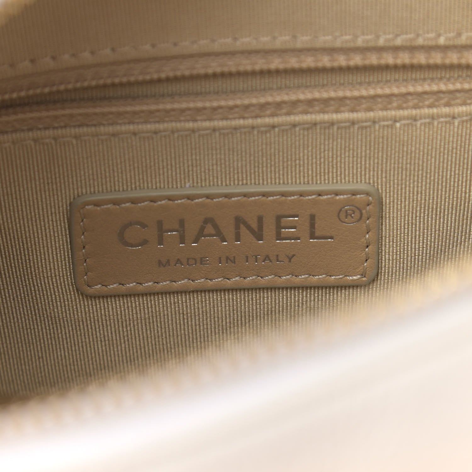 Chanel Aged Calfskin Chevron Quilted Small Gabrielle Hobo Beige 6 of 10