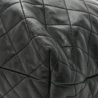 Saint Laurent Lambskin Quilted Maxi Icare Shopping Tote Black 16 of 18