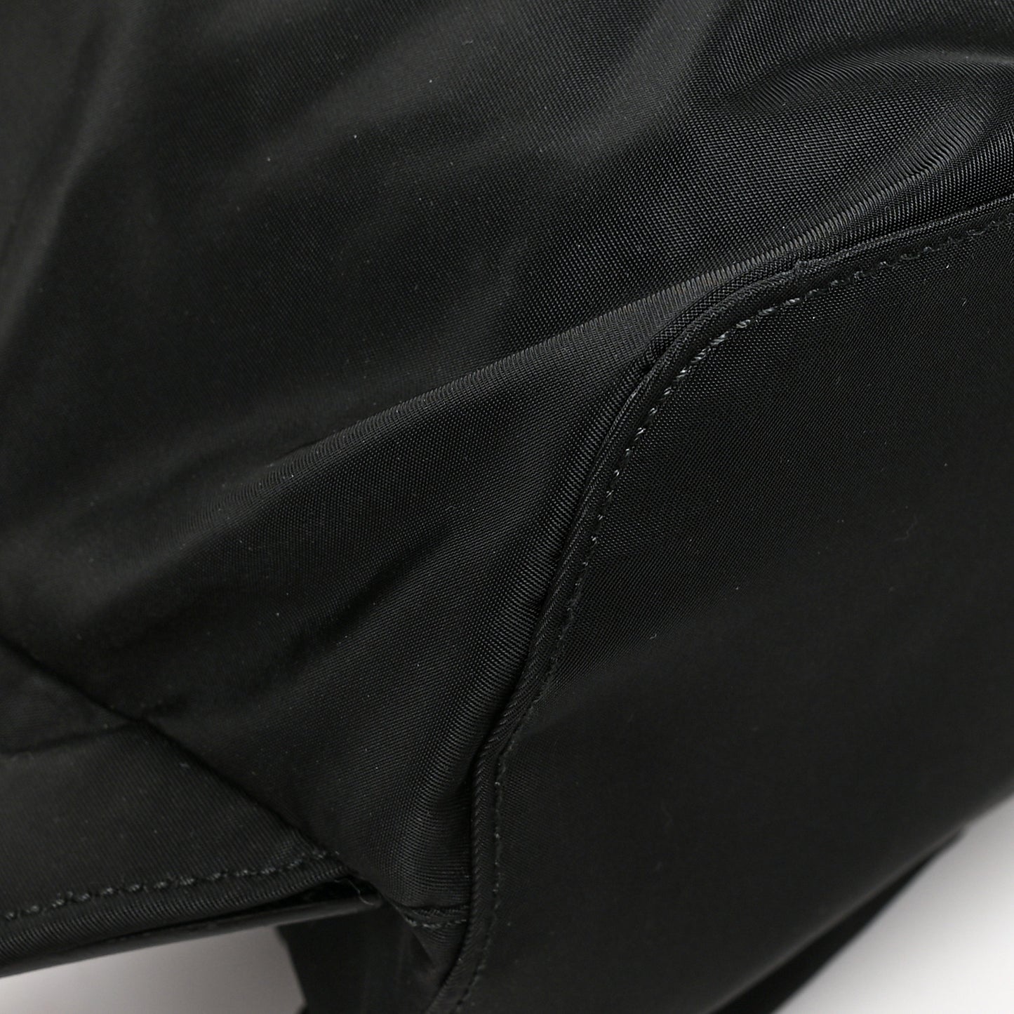 Tessuto Nylon Saffiano Medium Backpack Black