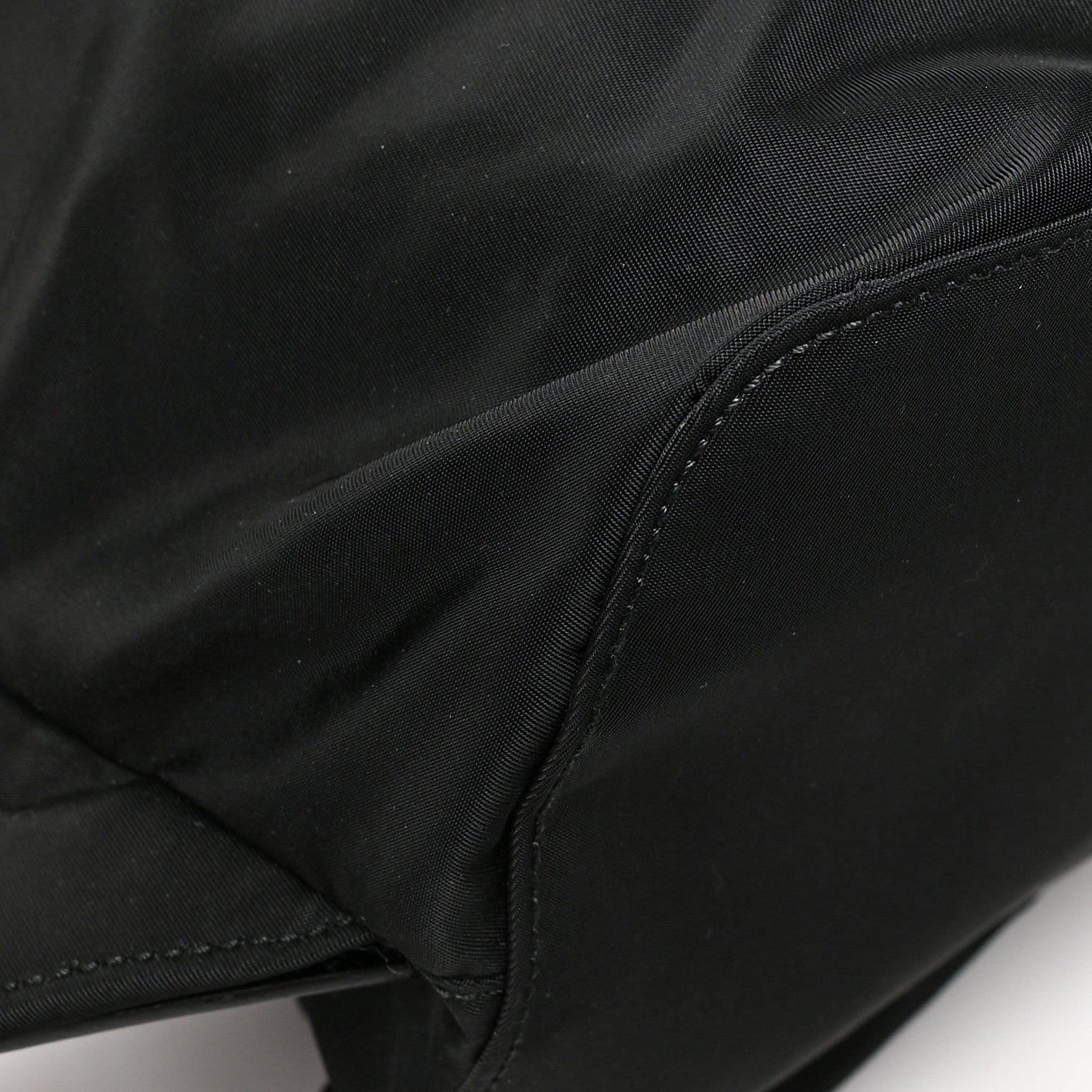 Prada Tessuto Nylon Saffiano Medium Backpack Black 9 of 10