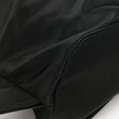 Prada Tessuto Nylon Saffiano Medium Backpack Black 9 of 10