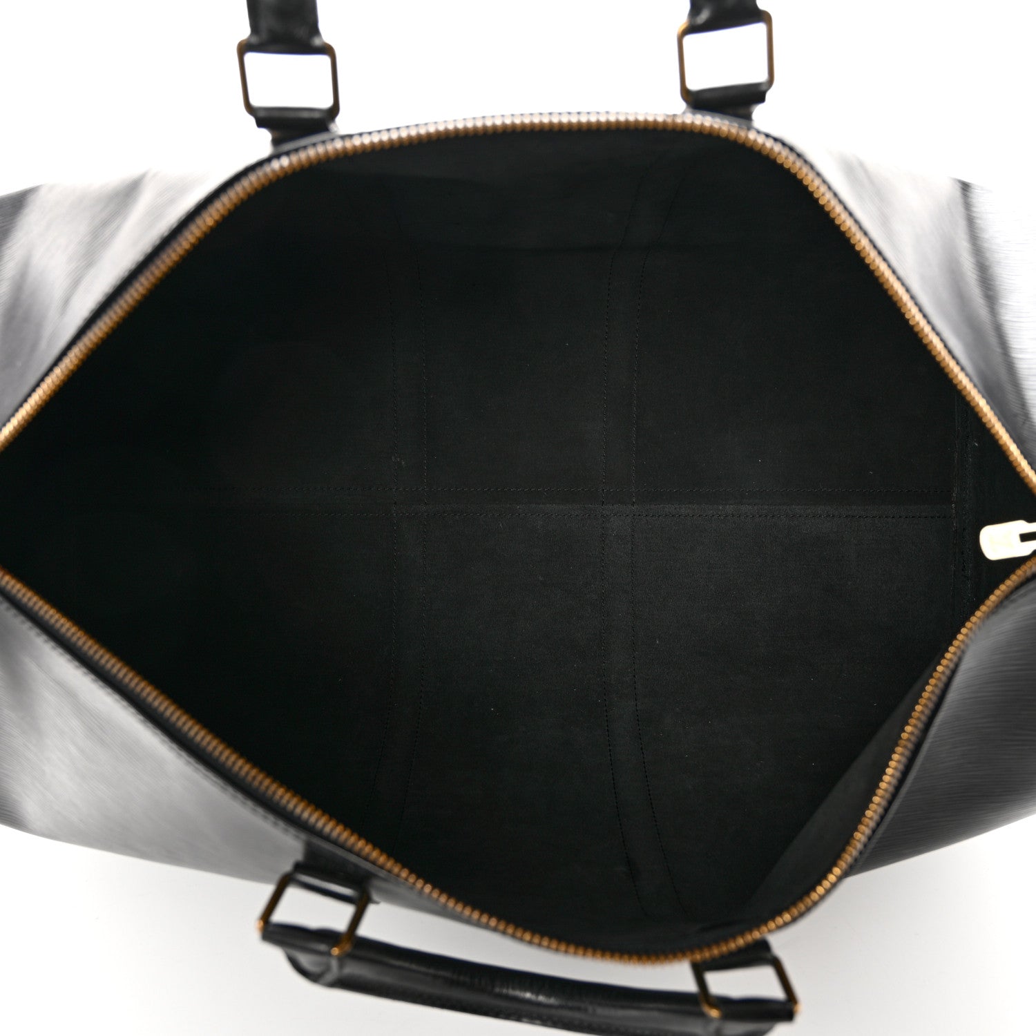 Louis Vuitton Epi Keepall 55 Black 4 of 8