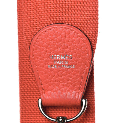 Hermes Taurillon Clemence Evelyne III PM Rouge Pivoine 6 of 13