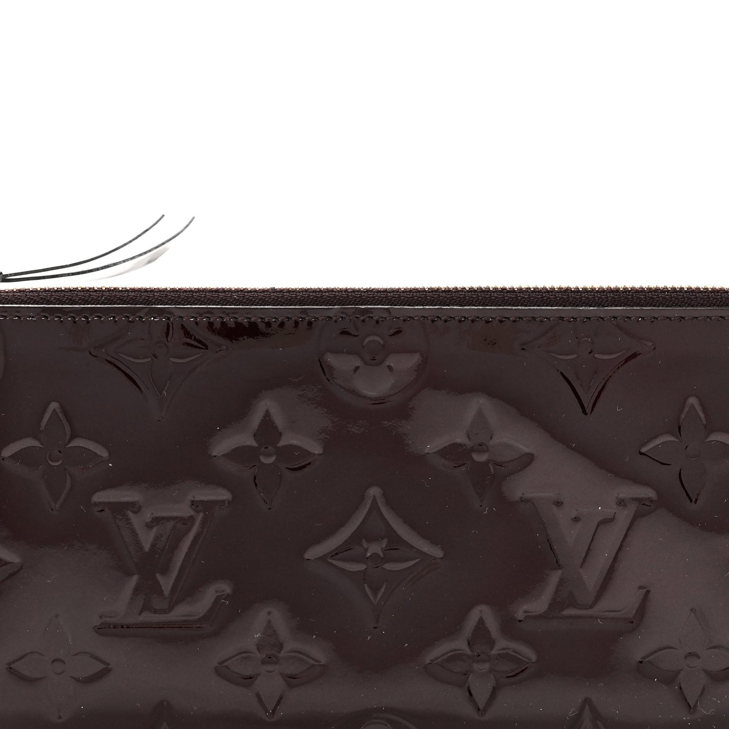 Vernis Felicie Chain Wallet Zippered Insert Amarante