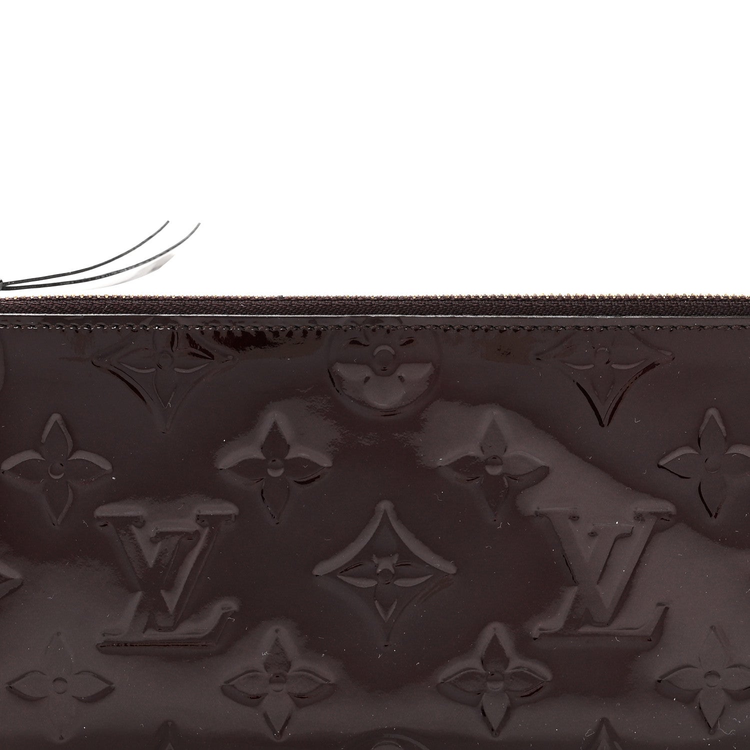 Louis Vuitton Vernis Felicie Chain Wallet Zippered Insert Amarante 7 of 7