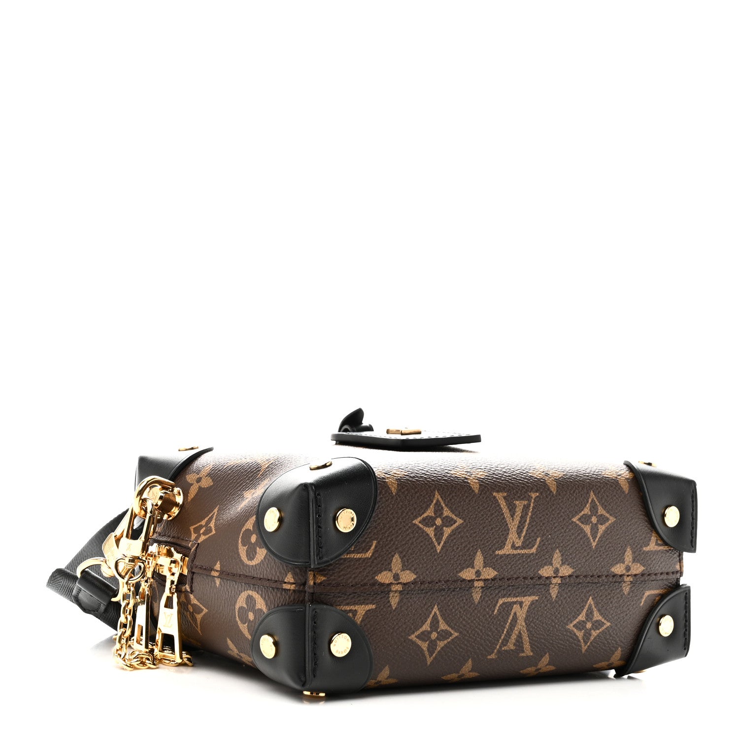 Louis Vuitton Monogram Petite Malle Souple Black 4 of 9