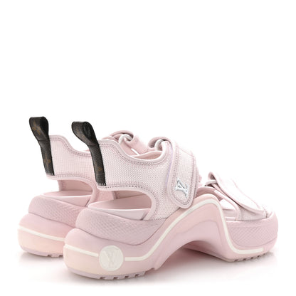 Louis Vuitton Calfskin Canvas LV Archlight Sandal 36 Pink 5 of 8
