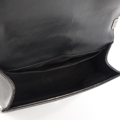 Chanel Faded Calfskin Medium Studded Boy Flap Black 6 of 11