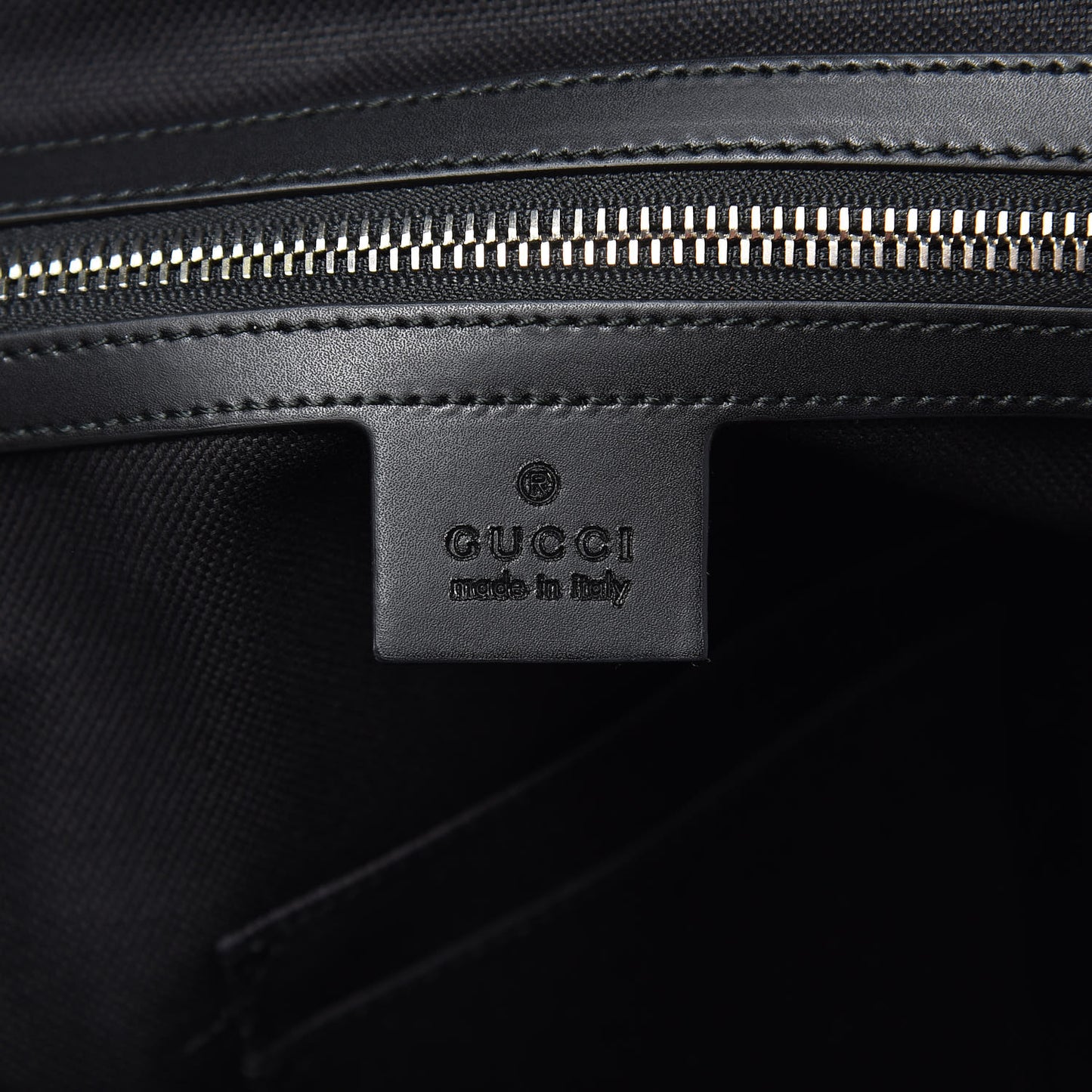 GG Supreme Monogram Web Tote Backpack Black Grey