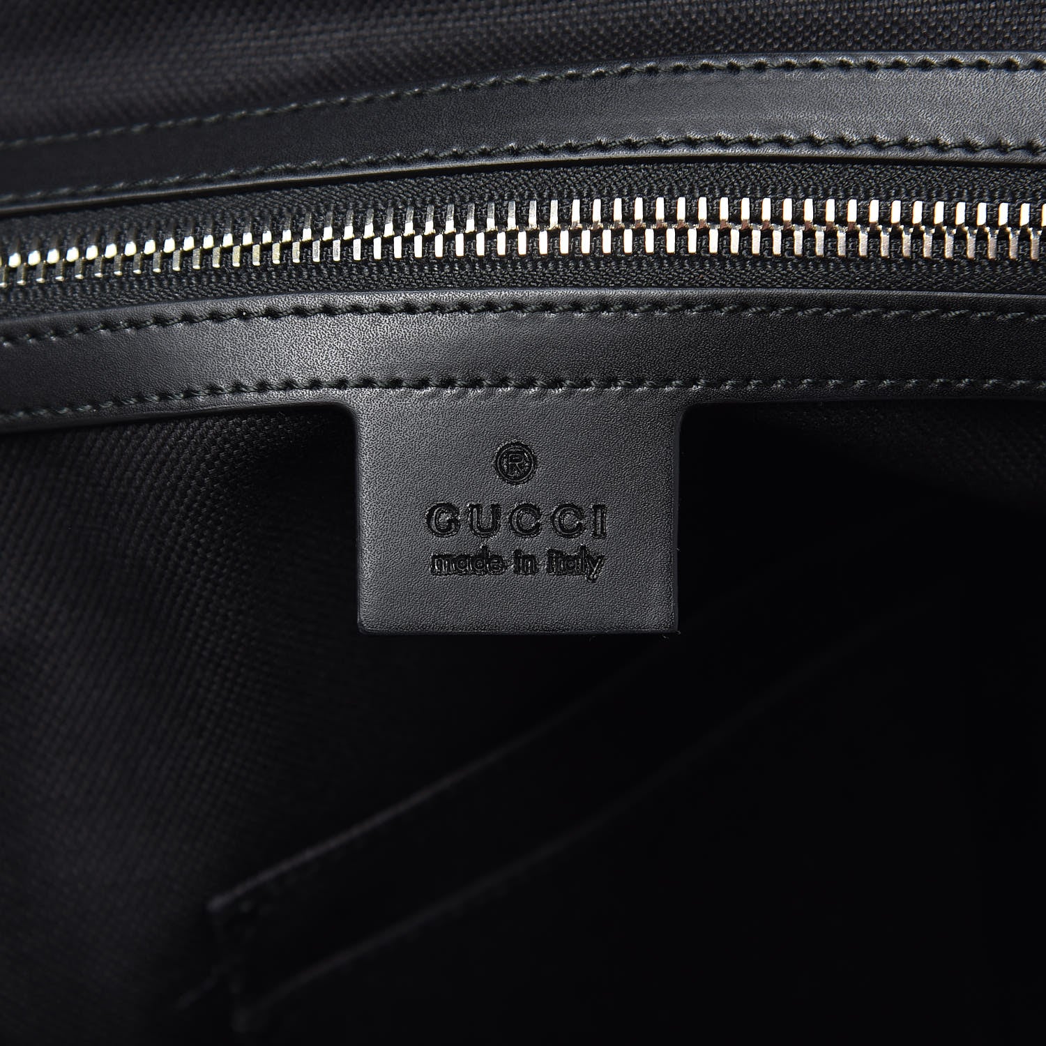Gucci GG Supreme Monogram Web Tote Backpack Black Grey 6 of 10