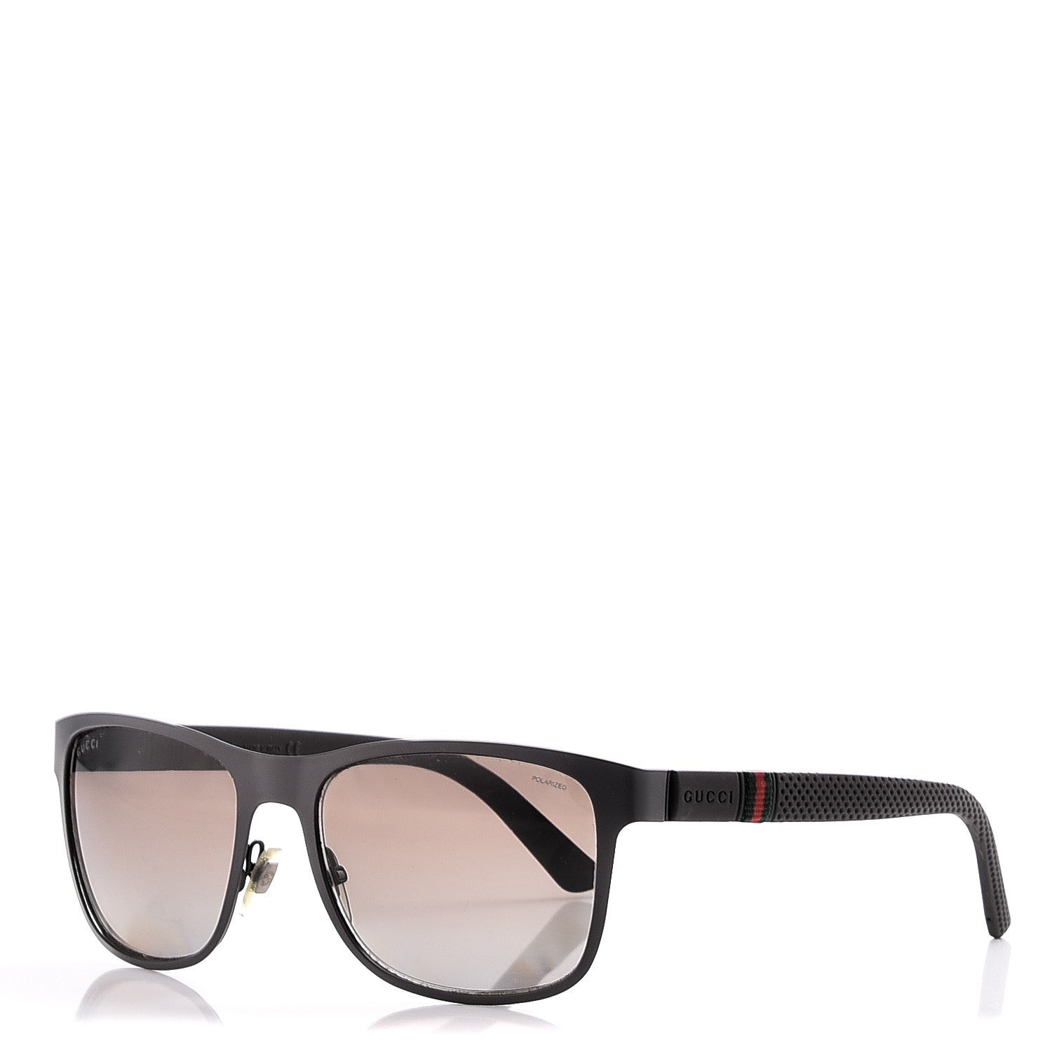 Gucci Polarized Web Sunglasses GG2247/S Matte Black 1 of 8