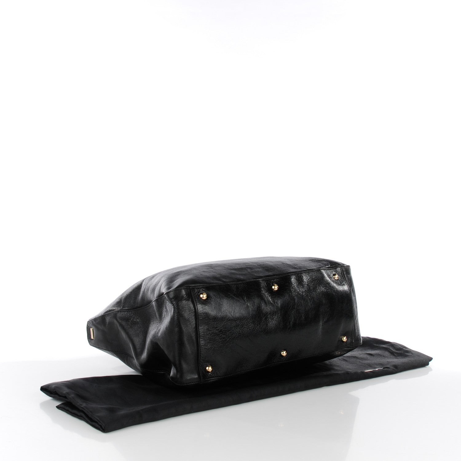 Fendi Vitello Acqua Large Twins Tote Black 4 of 8