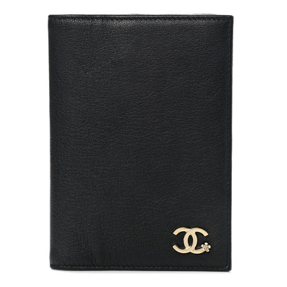 Chanel Goatskin Passport Holder Black 1 of 9