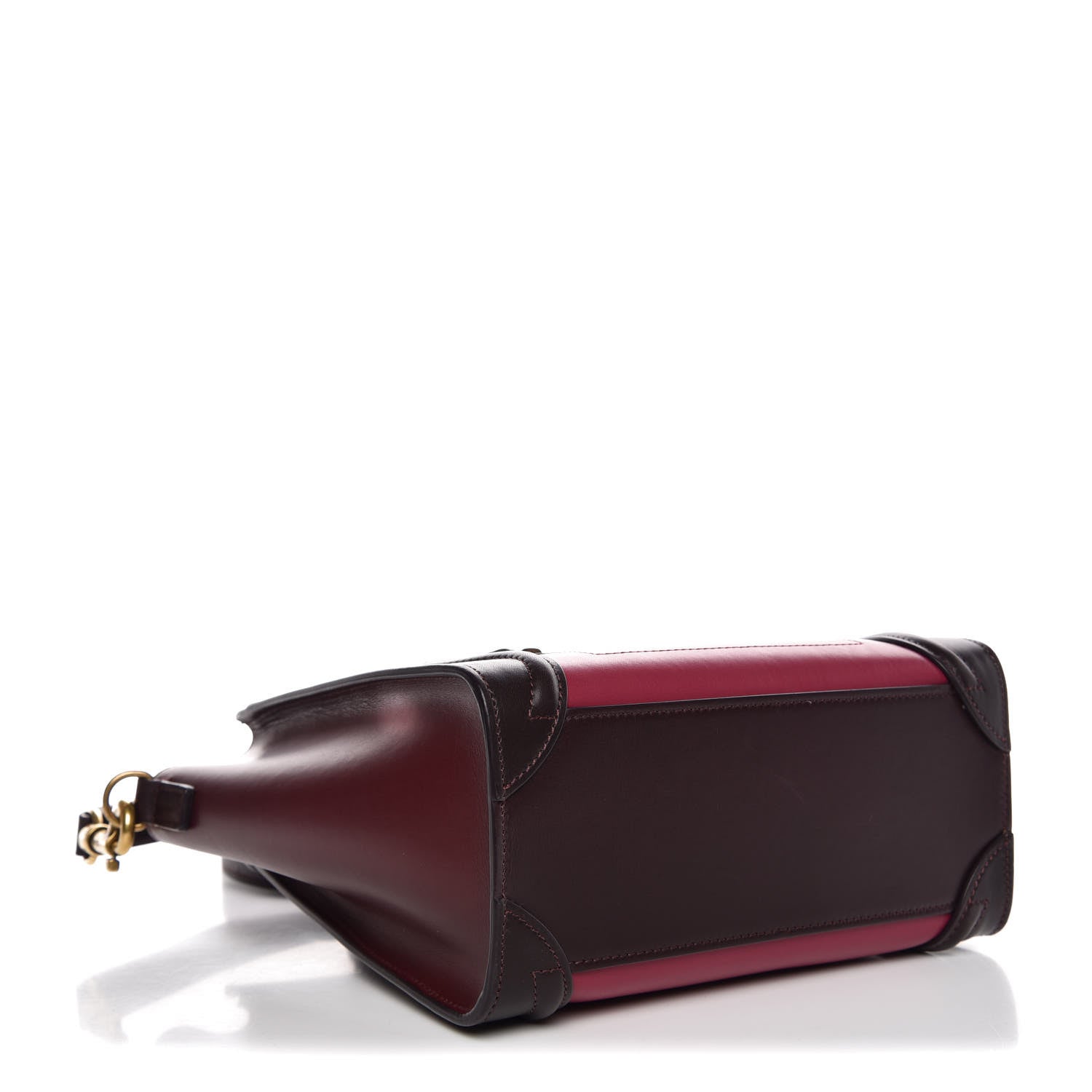 Celine Satin Calfskin Nano Tri-Color Luggage Orchid 4 of 8