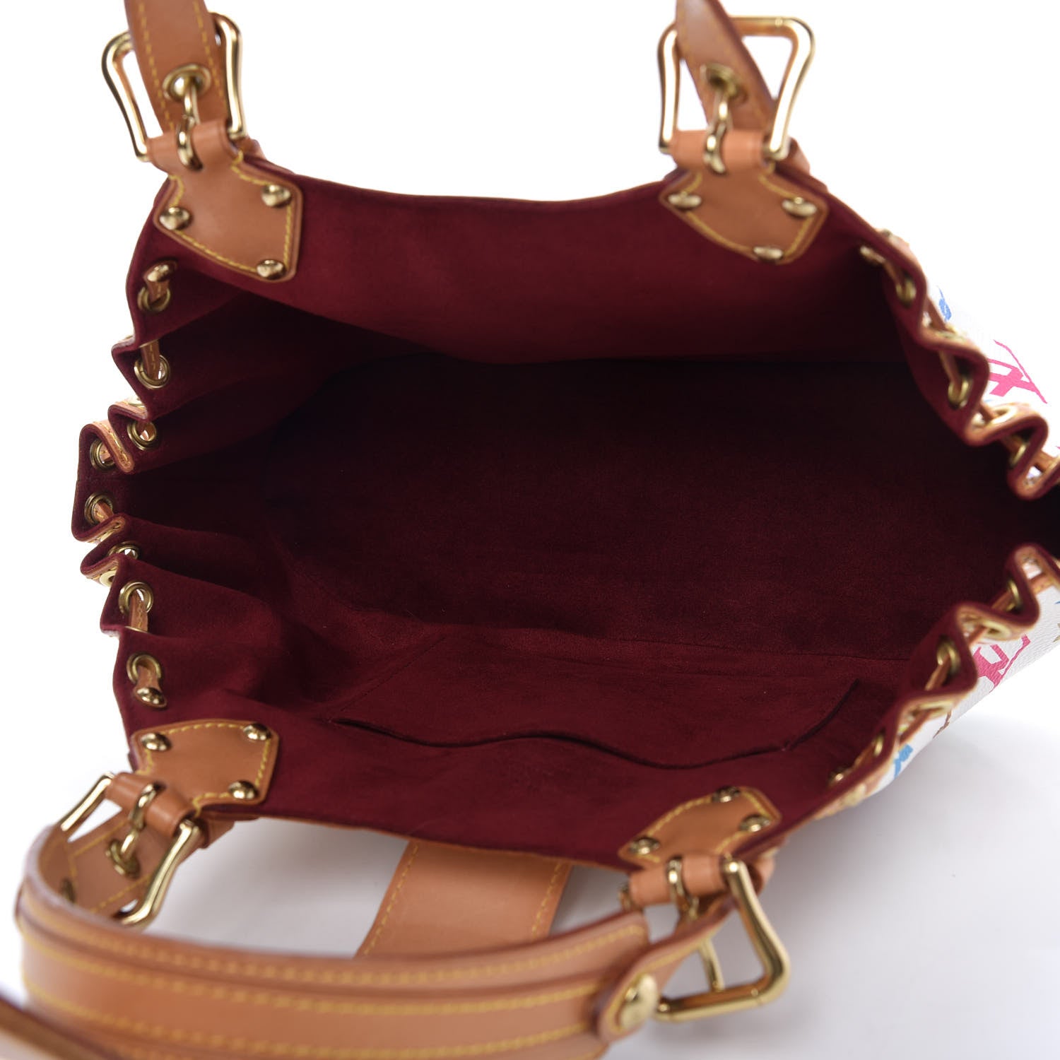 Louis Vuitton Monogram Multicolor Theda GM White 5 of 9
