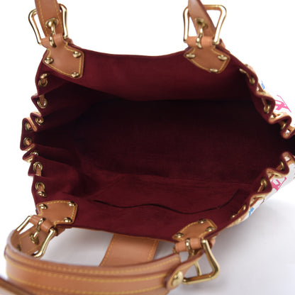 Louis Vuitton Monogram Multicolor Theda GM White 5 of 9
