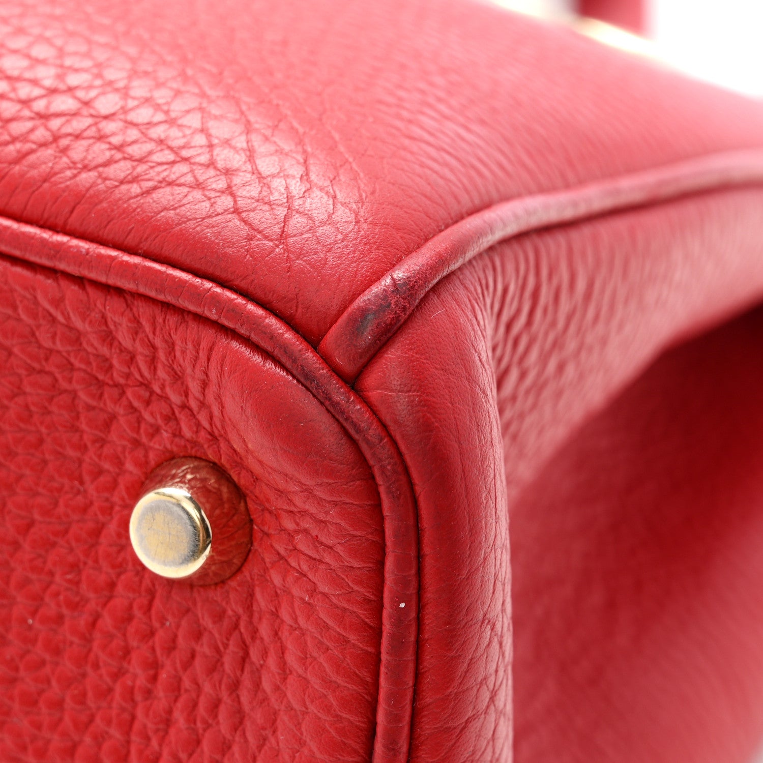Christian Dior Calfskin Medium Diorissimo Tote Red 11 of 12