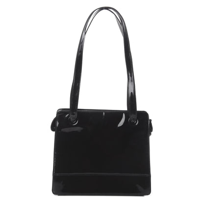 Chanel Patent Shoulder Bag Black 1 of 8