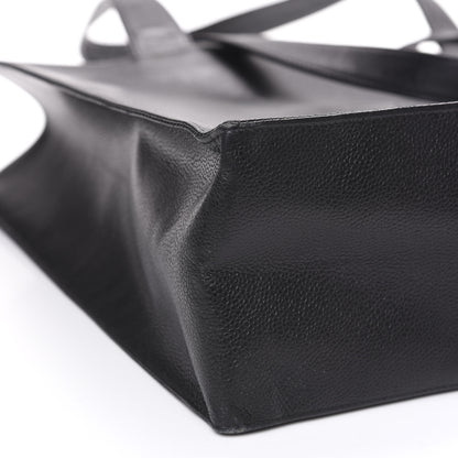 Chanel Caviar CC Tote Black 7 of 10