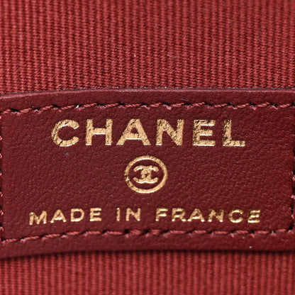 Chanel Lambskin Quilted CC In Love Heart Clutch With Chain Black 6 of 8
