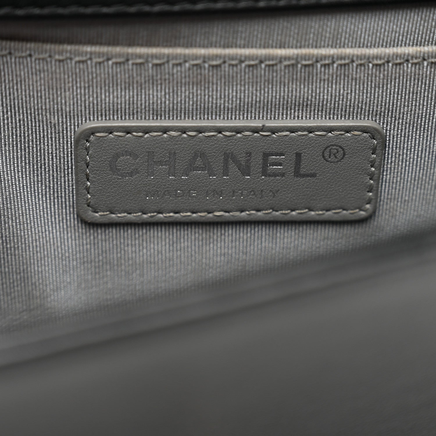 Chanel Calfskin Chevron Quilted Small Boy Flap Black 7 of 10