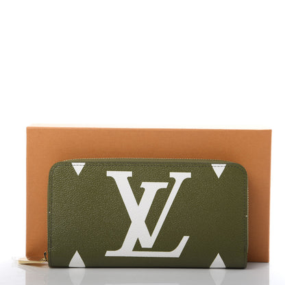 Louis Vuitton Monogram Giant Zippy Wallet Kaki White 8 of 8