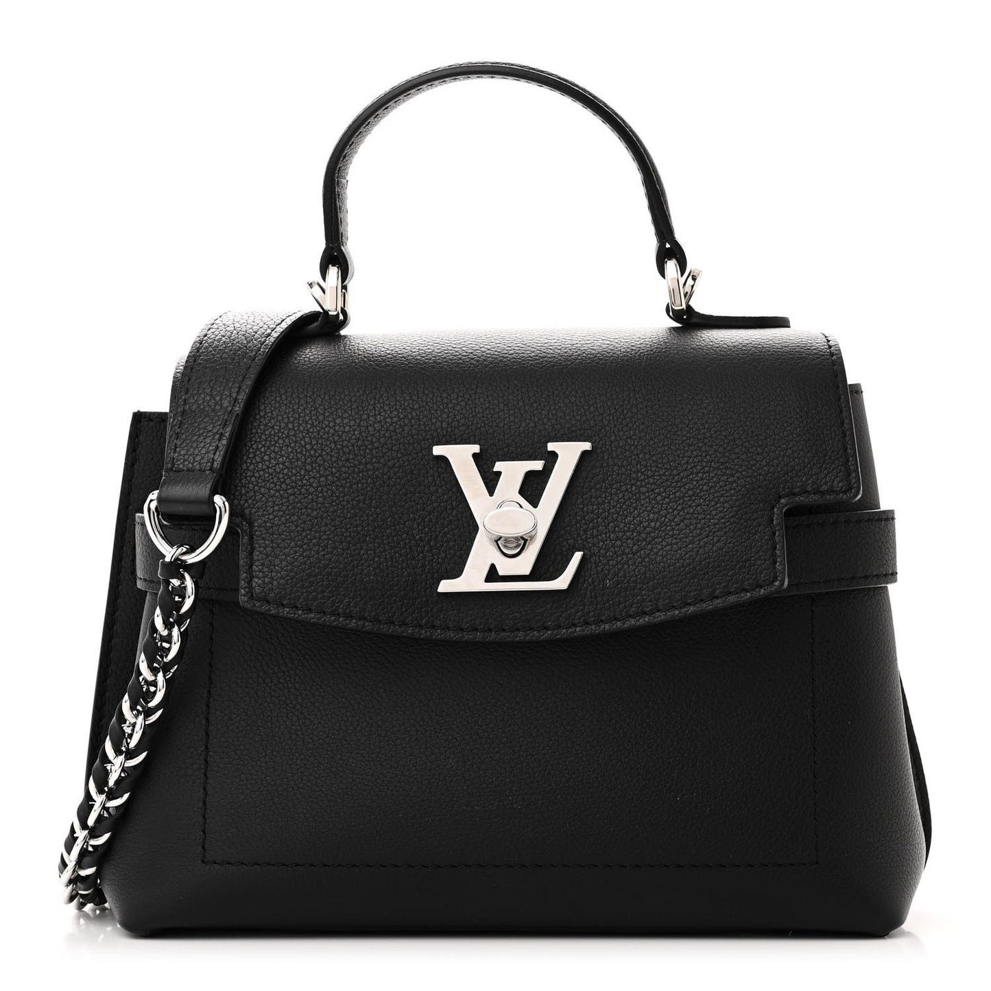 Calfskin Lockme Ever Mini Black