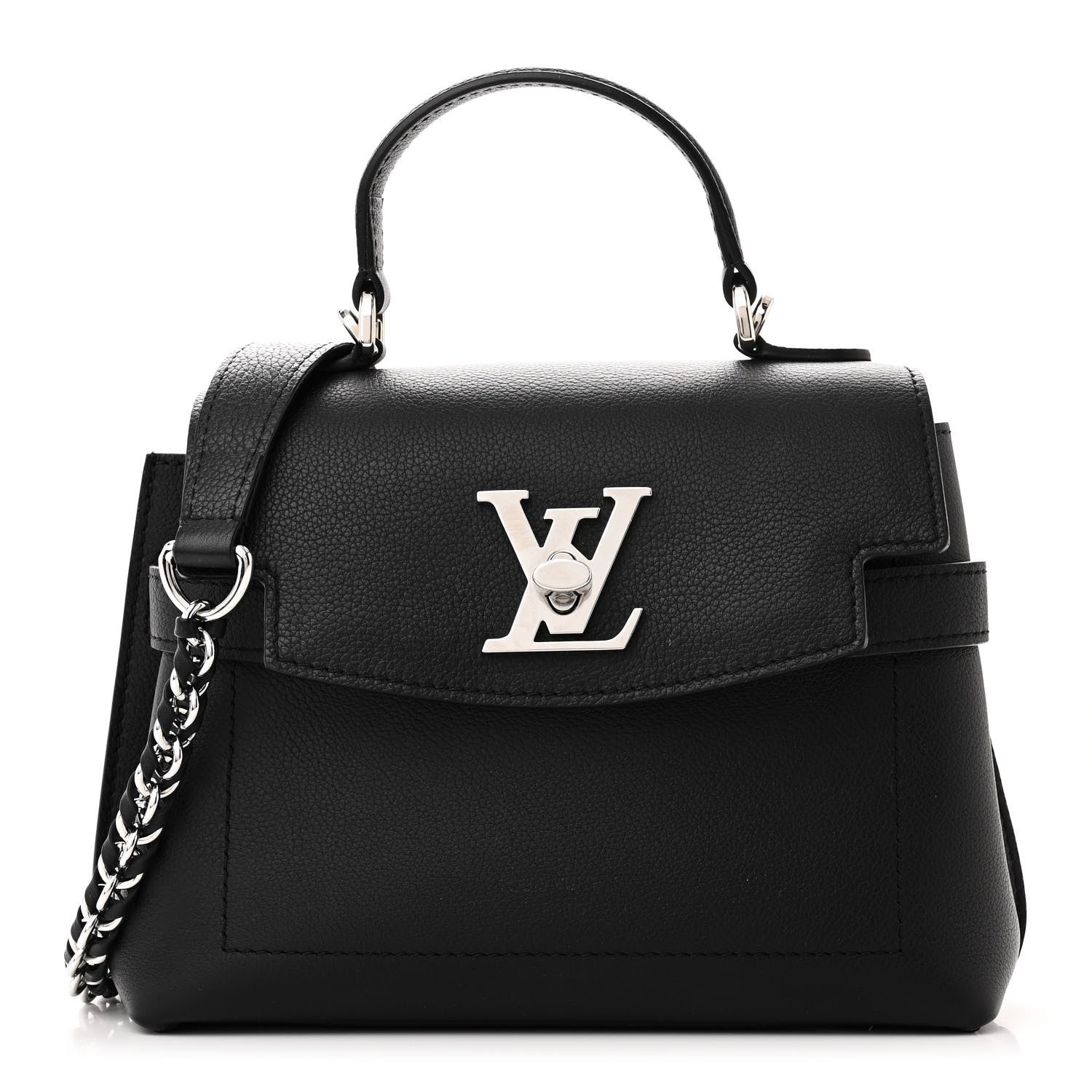 Louis Vuitton Calfskin Lockme Ever Mini Black 1 of 9