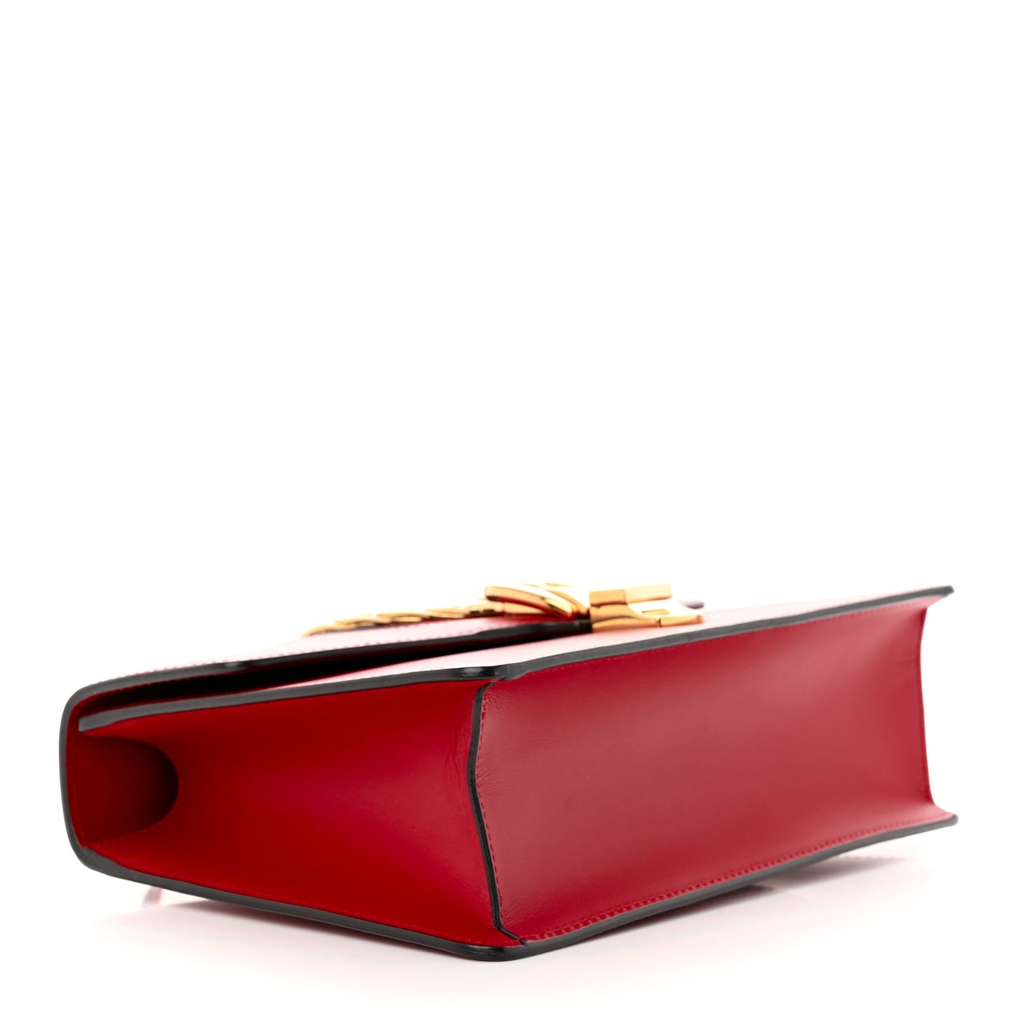 Calfskin Small Sylvie Shoulder Bag Hibiscus Red