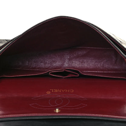 Chanel Lambskin Quilted Medium Double Flap Black 5 of 21