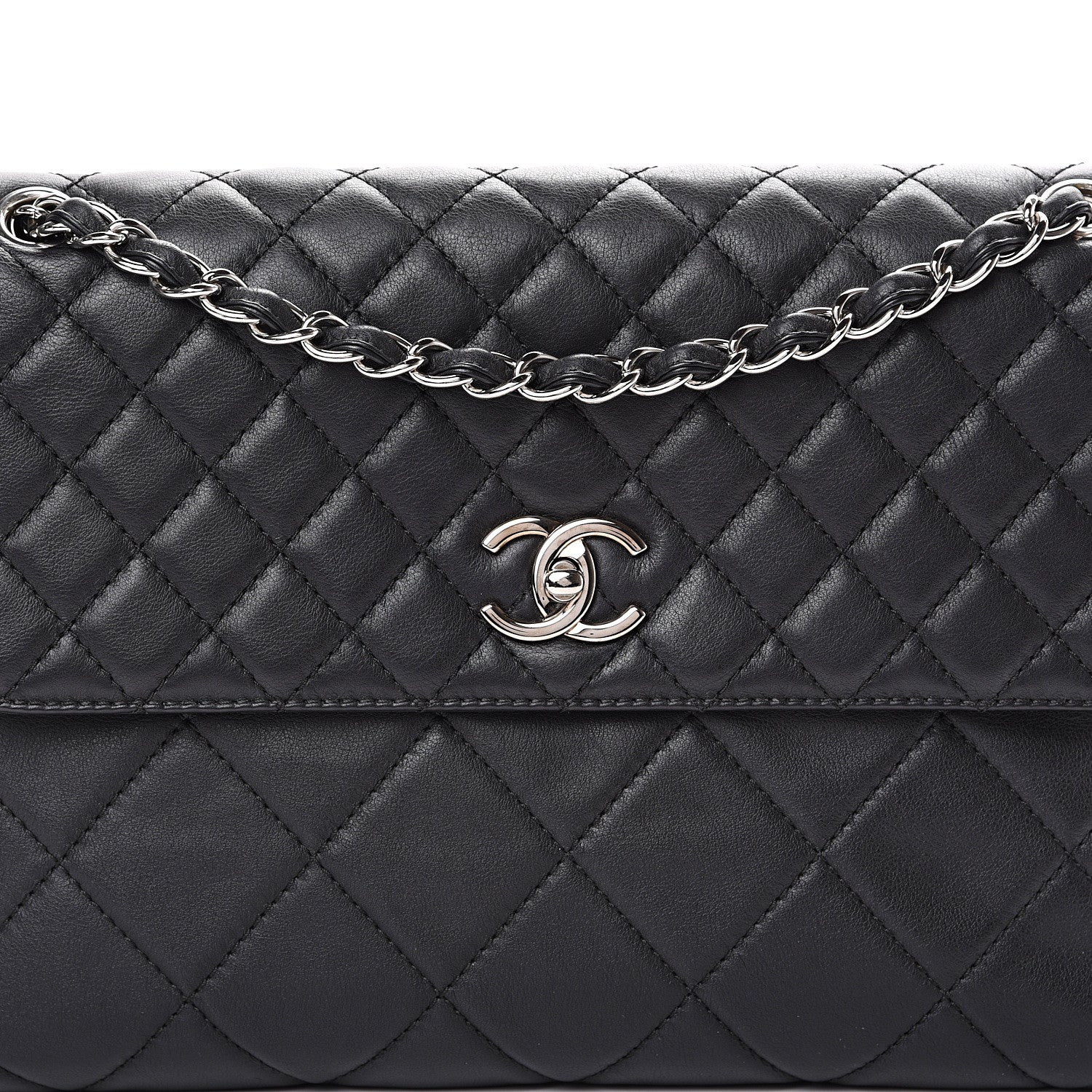Chanel Calfskin Quilted In The Business Flap Bag Black 11 of 14