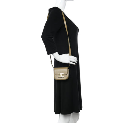 Celine Shiny Calfskin Mini Triomphe Olive 3 of 14