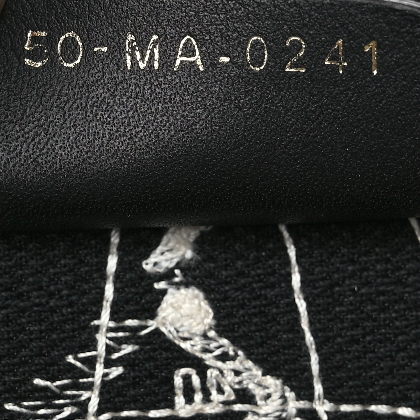 Canvas Embroidered Large Around The World Book Tote Black White